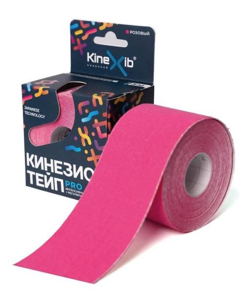 Кинезио-Тейп бинт нестерильный KineXib PRO 5см*5м красный фотография