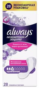 Гигиенические прокладки Always ежедневные Незаметная защита Duo 28шт