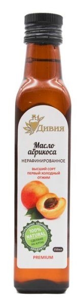 Масло абрикоса Дивия 100% 250мл фотография